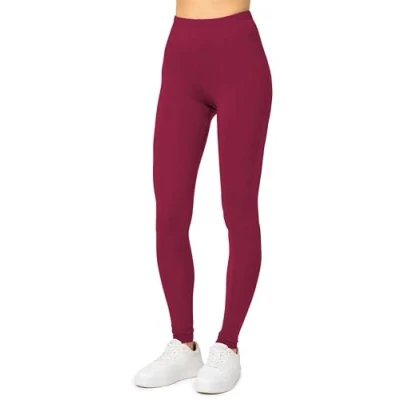 Afbeelding van Merry Style Dames Lange Legging MS10 143 (Bourgondië, L)