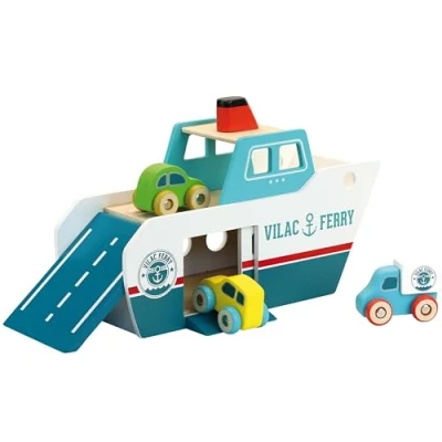 Afbeelding van Vilac Ferry boot Vilacity hout blauw
