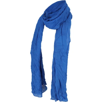Afbeelding van Sarlini Langwerpige Effen Sjaal Kobalt Blauw