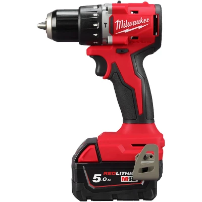 Afbeelding van Milwaukee M18 BLPDRC 502C klopboormachine 60Nm compact brushless, 2 x 5,0 Ah 4933492826