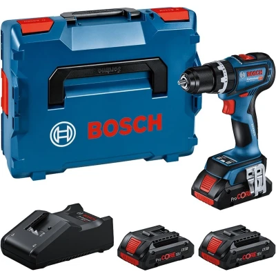 Afbeelding van Bosch Blauw GSB 18V 90 C Accuklopboormachine 3 x 4,0 ProCORE accu + Snellader In L Boxx 0615A5002W
