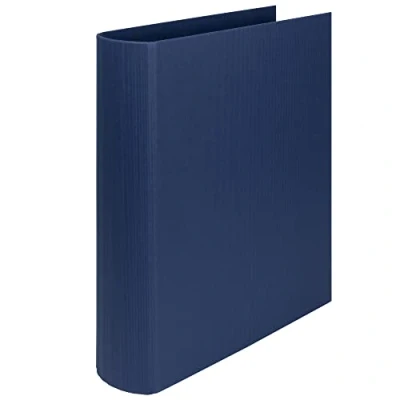 Afbeelding van Rössler Papier 1316452905 S.O.H.O. Ringband voor DIN A4, 5 cm vulhoogte, 4 rings mechanisme, marine, 1 stuk