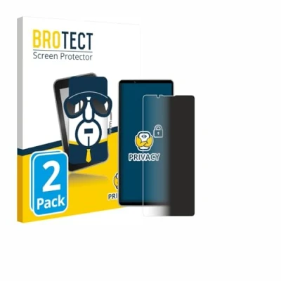 Afbeelding van BROTECT privacy screenprotector voor Sony Xperia 5 V Folie Beschermfolie Blauwlichtfilter (2 Stuks)