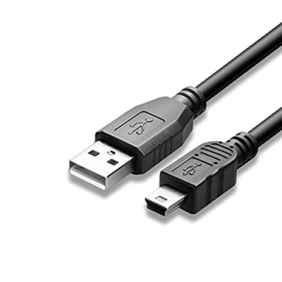 Afbeelding van Adhiper USB kabel UC E4 voor Nikon D300 D3100 D3100S D3X D40 D40X D50 D60 D70 D100 D700 D300s, SLR digitale camera, high speed 2.0 (1 m / zwart)