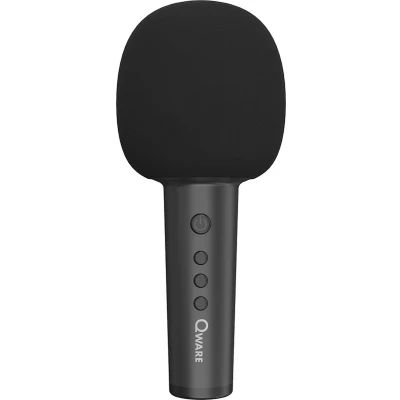 Afbeelding van Qware karaoke microfoon zwart