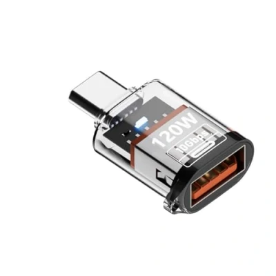 Afbeelding van Ksikdeg USB C Mannelijk naar USB3.2 Vrouwelijke Adapter 10Gbps Gegevensoverdracht 120W Opladen Converter voor Mobiele Telefoon