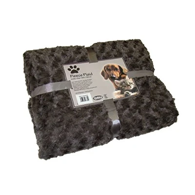 Afbeelding van Nobby Fleece plaid &quot;SUPER SOFT&quot; grijs M 100 x 150 cm