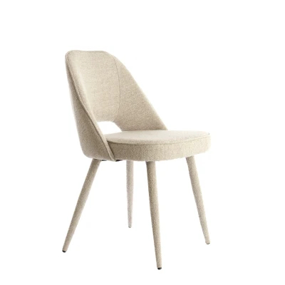 Afbeelding van Light &amp; Living Djeslin eetkamerstoel lichtgrijs Stof