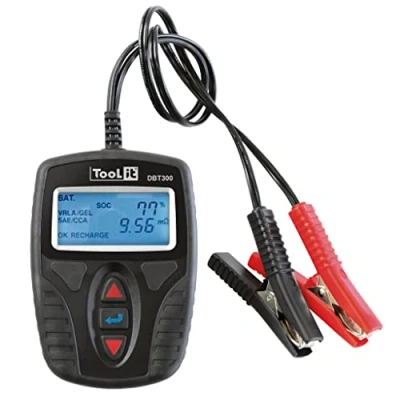 Afbeelding van Toolit DBT300 Accutester, Systeemanalyse apparaat 12 V Laadcontrole, Accutest 227 mm x 120 79