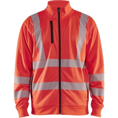 Afbeelding van Blaklader High Vis Sweatshirt met rits 3563 2538 Rood XS