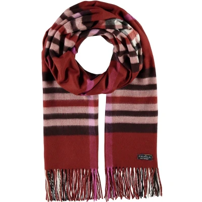 Afbeelding van Fraas Plaid Cashmink MADE IN Germany Sjaal, Dames, Maat: One Size, Rust