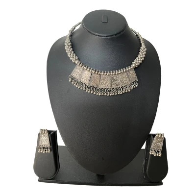 Afbeelding van N3 Collecties Ethnic Metalen Choker Sieradenset voor Dames