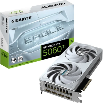 Afbeelding van GIGABYTE GeForce RTX 5060 Ti EAGLE OC ICE 16G grafische kaart