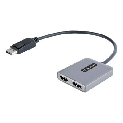 Afbeelding van StarTech.com DisplayPort MST HUB, DP naar Dual HDMI 4K 60Hz, Multi Monitor Adapter met 3