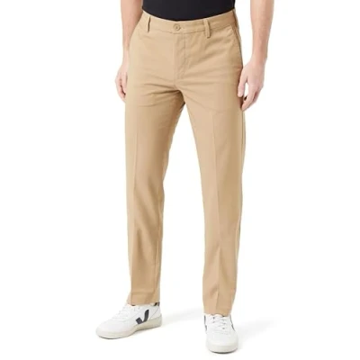 Afbeelding van Dockers GO Signature Kaki Slim Chino&#039;s Men&#039;s Harvest Gold 30 34, Gold, 30W x 34L