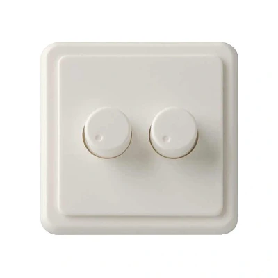 Afbeelding van KLEMKO LUMIKO KUNSTSTOF AFDEKKING VOOR DUO LEDDIMMER GESCHIKT PEHA RAL9010