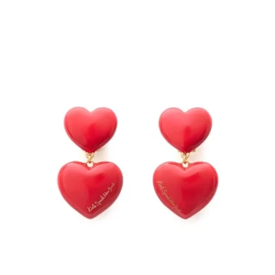Afbeelding van Kate Spade New York HEART YOU dubbele drop oorbellen