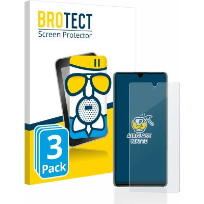 Afbeelding van BROTECT Screenprotector voor Huawei P30 Folie Beschermfolie Beschermglas matte (3 Stuks)