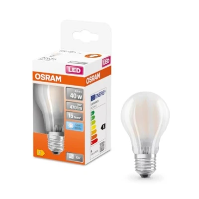 Afbeelding van OSRAM LED lamp Lampvoet: E27 Koel wit 4 K W mat Retrofit