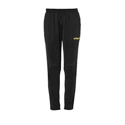Afbeelding van Uhlsport Stream 22 Trainingsbroek Kind Zwart Limoen Geel Maat 140