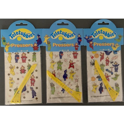 Afbeelding van Wrijfplaatjes Teletubbies 3 setjes