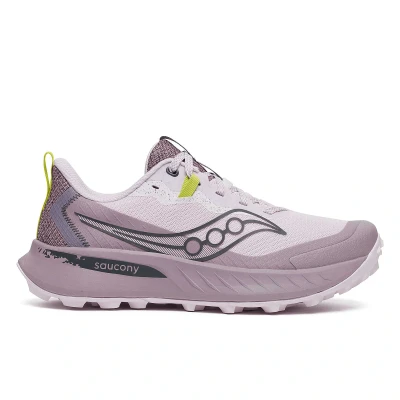 Afbeelding van Saucony Peregrine 15 Trail hardloopschoenen, Dames, Maat: 37, Bloom/quail Textiel/ synthetisch