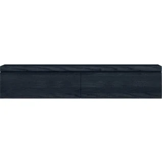 Afbeelding van Looox wooden drawer box 200cm eiken black wdb2000bl