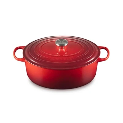 Afbeelding van Braadpan Le Creuset Signature Ovaal Kersenrood 33 cm