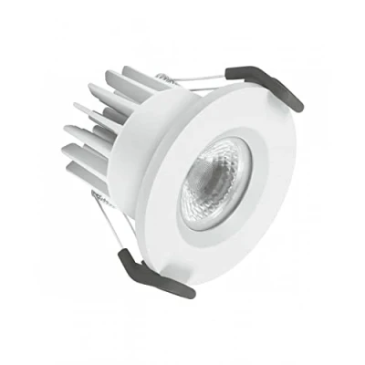 Afbeelding van Ledvance led 530lm 7w 3000k cri80 89 bundel 21 40graden ip65 50000uur dxl 68x72mm aluminium beh wit inbouw 4058075127333