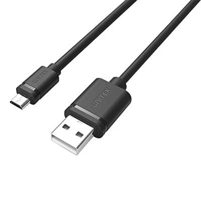 Afbeelding van Kabel USB naar micro Unitek Y C435GBK Zwart 3 m