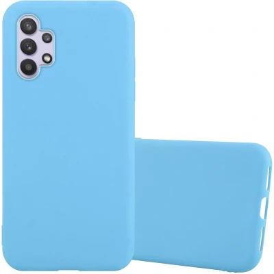 Afbeelding van Cadorabo Hoesje geschikt voor Samsung Galaxy A32 5G in CANDY BLAUW Beschermhoes gemaakt van flexibel TPU silicone Case Cover