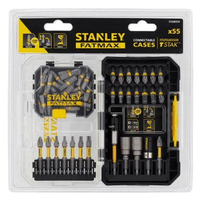 Afbeelding van STANLEY STA88559 XJ 55 delig STANLEY® FATMAX® combi klopboorset met torsiezone