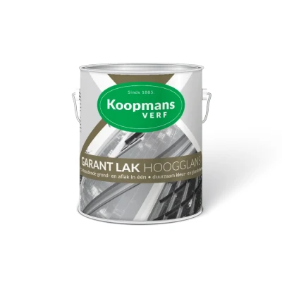 Afbeelding van Koopmans Garant Lak Hoogglans 2,5 liter Buitengevel &amp; Tuin
