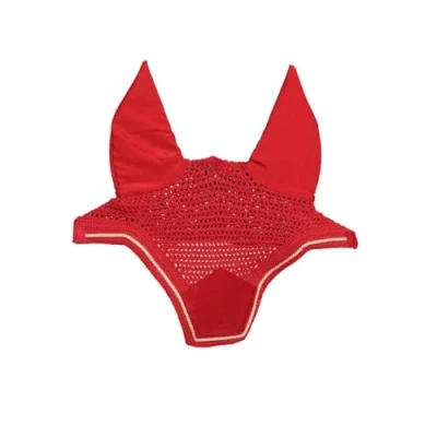 Afbeelding van Kentucky Oornetje Wellington Velvet Red Maat Cob