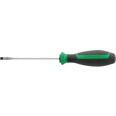Afbeelding van Stahlwille 4621 5 1,2X 8,0X160 SCHLITZSCHRAUBENDREHER MIT DRALL GRIFF Platte schroevendraaier