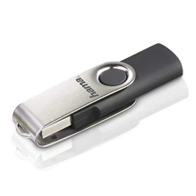 Afbeelding van Hama Rotate USB stick 128 GB Zwart 108071 2.0
