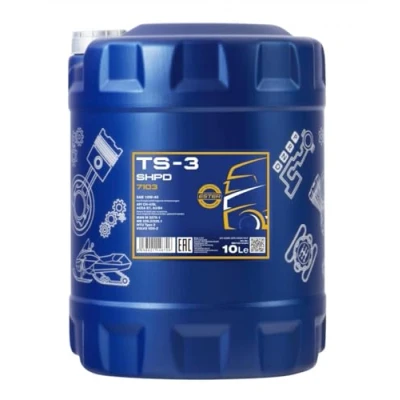 Afbeelding van MANNOL TS 3 SHPD 10W 40 API CH 4/CG 4/CF 4/SL motorolie, 10 liter