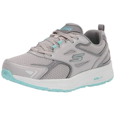 Afbeelding van Skechers Go Run Consistent Sneakers voor heren, Grijs turquoise, 39.5 EU Breed