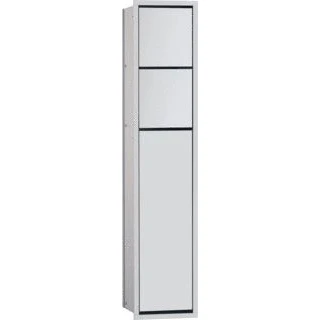 Afbeelding van Emco asis module 150 toilet inbouw links 16 8x78 7cm aluminium 978305050