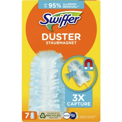 Afbeelding van Swiffer Duster Trap &amp; Lock navullingen Met Een Geur Van Ambi Pur 7 stuks