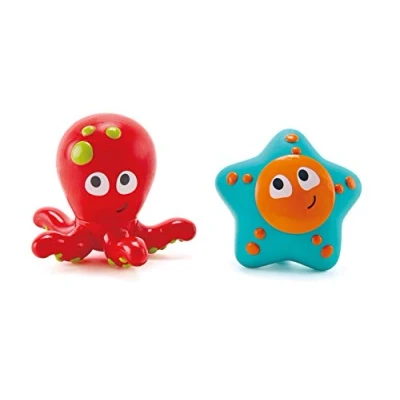 Afbeelding van Hape Waterspuiters Oceaandieren 2 delig Rood/blauw