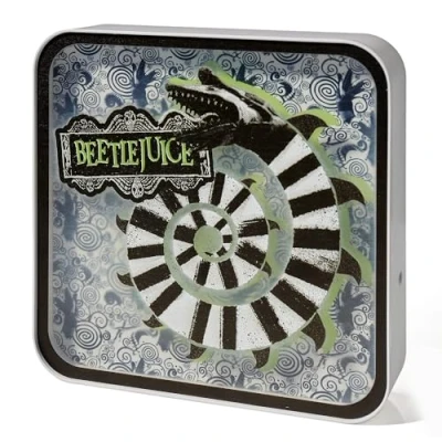 Afbeelding van Numskull Officiële Beetlejuice Acryl Logo Bureaulamp Wandlamp voor Slaapkamer, Kantoor, Thuis, Studie, Werk Merchandise