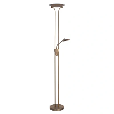 Afbeelding van HighLight Lunera, een sierlijke LED uplighter met leeslamp