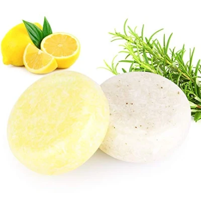 Afbeelding van Phogary Haarshampoo bar, 2 stuks haarzeep (rozemarijn + citroen), verschillende geurstoffen, essence shampoo voor droog en beschadigd haar, 3,88 oz