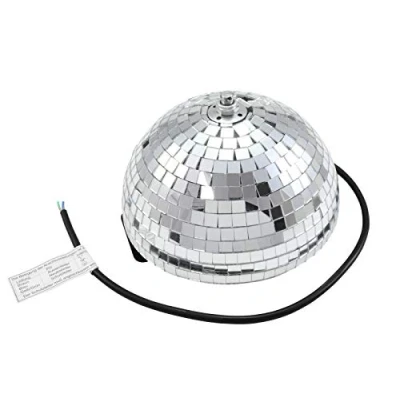 Afbeelding van Eurolite Halve Discobal Spiegelbol Discobol 20cm met motor