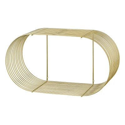 Afbeelding van AYTM Curva wandplank 61 goud