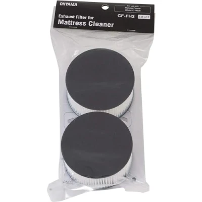 Afbeelding van Iris Ohyama, Juego de 2 filtros escape, Elimina el 95% las partículas 0,3?m, Ácaros, alérgenos y polvo, Grado filtrado F9, Para IC FAC2 Quilt Cleaner Exhaust Filter CF FH2 Negro