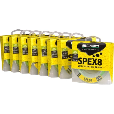 Afbeelding van Spro Spex8 Braid Lime Green (150m) Maat : 0.09mm (5.9kg)
