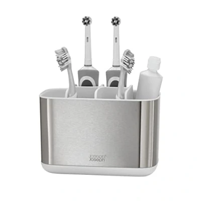 Afbeelding van Tandenborstelhouder Joseph Badkamer Steel EasyStore Groot Wit