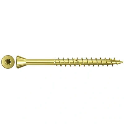 Afbeelding van Fischer Vloerschroef 3,5x35/24mm Geelverzinkt TX10 (200)